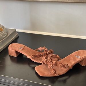 Jeffrey Campbell Terracotta Floral Sandals NWT- 7.5